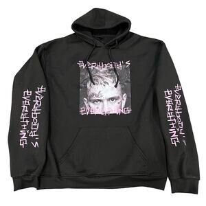 Lil Peep Everybody's Everything Album Concert Merch Emo Double Sided Hoodie 2XL